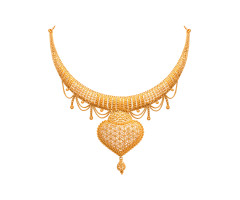 Traditional Indian Jewellery Gold Necklace -JJ25092451
