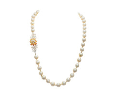 Vbj Collection Diamond Necklace -JJ25093057
