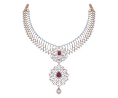 Traditional Indian Diamond Necklace -OR2360623
