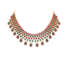 Stone Studded Precious Necklace -OR25040927
