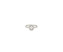Halo  Platinum Finger Ring -OR25040983
