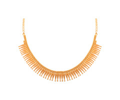 Traditional South Indian Jewellery Gold Necklace -OR25061007
