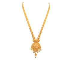 Traditional Indian Jewellery Gold Necklace -OR25090169
